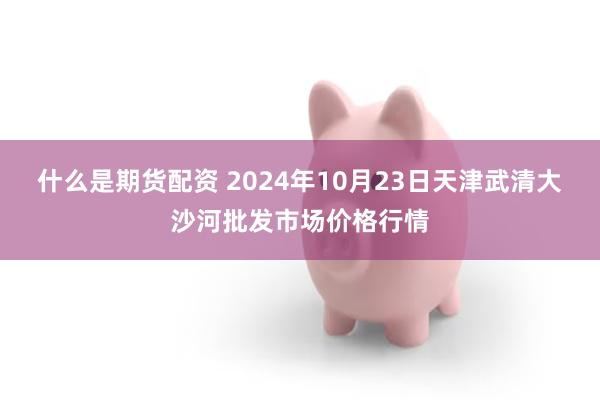 什么是期货配资 2024年10月23日天津武清大沙河批发市场价格行情