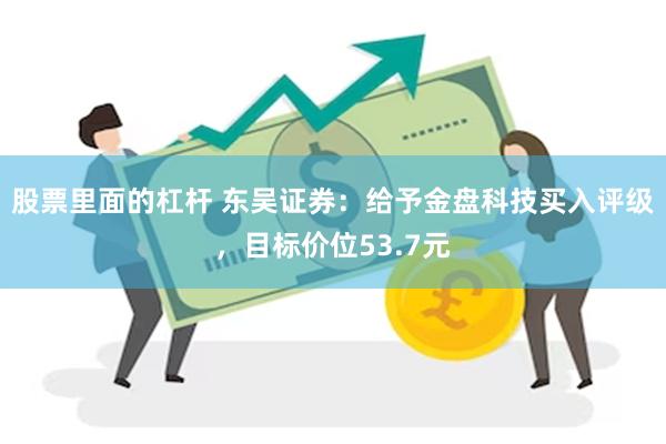 股票里面的杠杆 东吴证券：给予金盘科技买入评级，目标价位53.7元